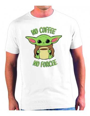 Camiseta Baby Yoda No Coffee No Force Camiseta Baby Yoda No Coffee No Force