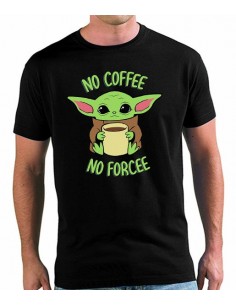 Camiseta Baby Yoda No Coffee No Force
