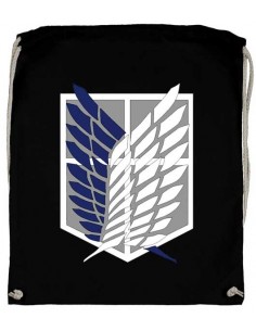 Mochila El Ataque de los titanes Shingeki no Kyogin escudo Legion - Mx Games