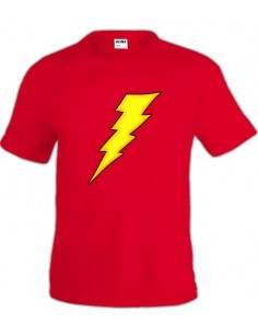 Camiseta con logo de the Flash Rayo