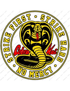 Camiseta Cobra Kai emblema ringer 2