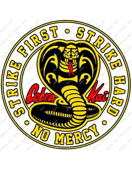Mochila Cobra Kai emblema con cremallera