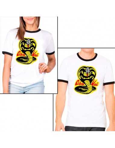 Camiseta Cobra Kai logo ringer