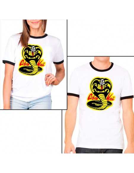 Camiseta Cobra Kai logo ringer