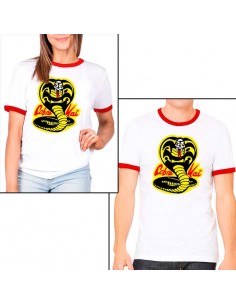 Camiseta Cobra Kai logo ringer