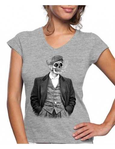 Camiseta Peaky Blinders esqueleto de mujer