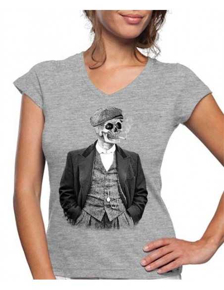 Camiseta Peaky Blinders esqueleto de mujer