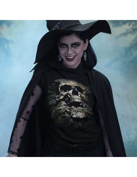 Camiseta de calavera 3D style de mujer