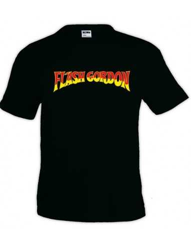 Camiseta Flash Gordon (Retro) Negra