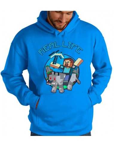 Sudadera capucha minecraft Keep Calm Fight On - Mxgames Sudadera capucha minecraft Keep Calm Fight On - Mxgames