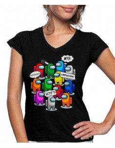 Camiseta Among Us Astronautas de mujer