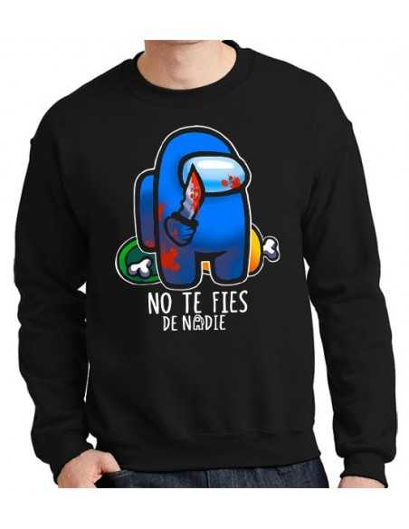 Sudadera Among Us No Te Fies de Nadie Sudadera Among Us No Te Fies de Nadie