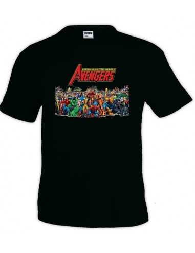 Camiseta super heroes "grupo"