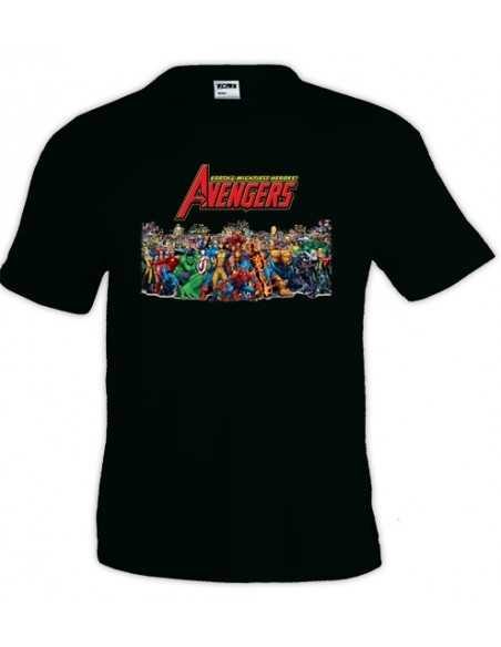 Camiseta super heroes "grupo"