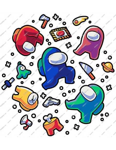 Mochila Among Us Tripulantes a la deriva