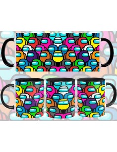 Taza Among Us Astronautas patrón