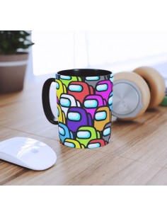 Taza Among Us Astronautas patrón 2