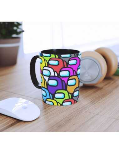 Taza Among Us Astronautas patrón