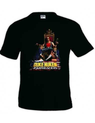 Camiseta Duke Nukem (Trono Girls) Negra manga corta