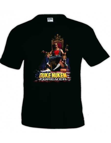 Camiseta Duke Nukem (Trono Girls) Negra manga corta
