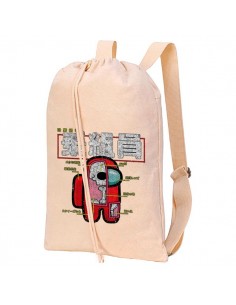Mochila Among Us Anatomía de un Tripulante