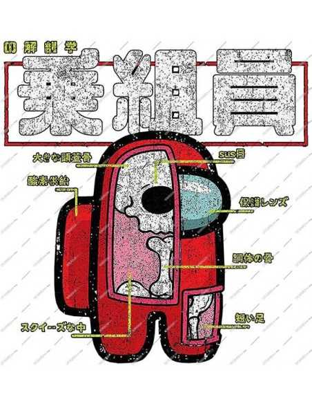 Mochila Among Us Anatomía de un Tripulante