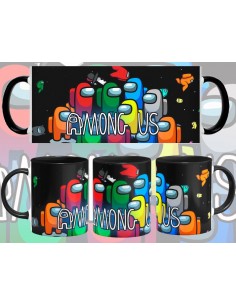 Taza Among Us Astronautas impostor