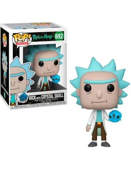 Funko Pop Rick Sanchez con calavera de cristal
