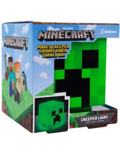 lámpara Minecraft Creeper