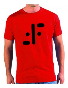Camiseta V los visitantes insignia roja Manga corta