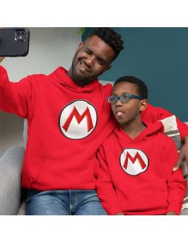 Sudadera Super Mario Bros logo "M" Sudadera Super Mario Bros logo "M"