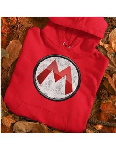 Sudadera Super Mario Bros logo "M" Sudadera Super Mario Bros logo "M"
