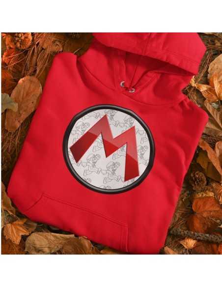 Sudadera Super Mario Bros logo "M" Sudadera Super Mario Bros logo "M"
