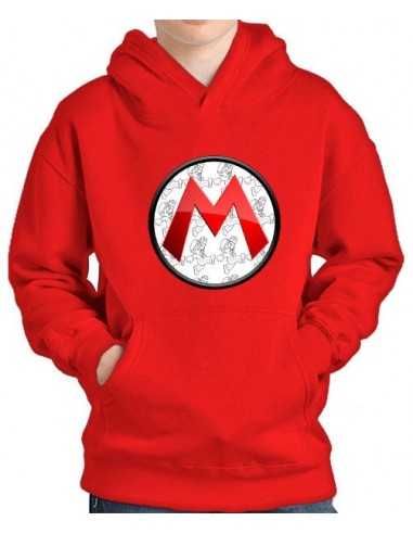 Sudadera Super Mario Bros logo "M" Sudadera Super Mario Bros logo "M"