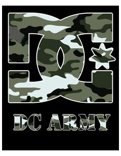 Camiseta DC Shoes (camuflaje)Negra manga corta 2