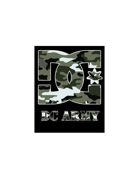 Camiseta DC Shoes (camuflaje)Negra manga corta