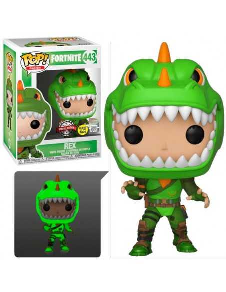 Funko Pop Rex Fortnite Exclusivo Glows in The Dark