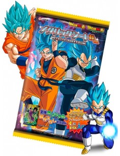 Chicle con postal metálica Dragon Ball Super