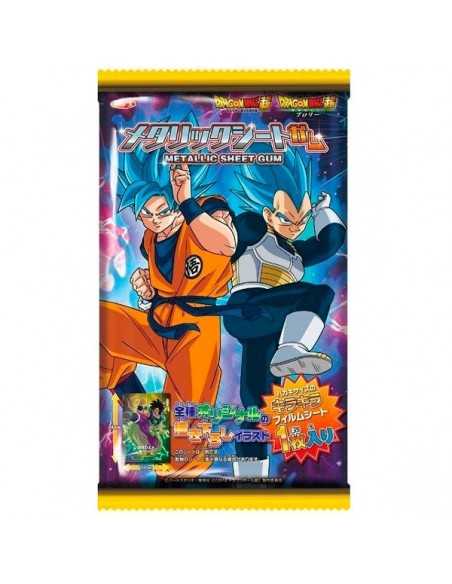 Chicle con postal metálica Dragon Ball Super