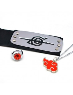 Bandana Naruto con anillo y colgante