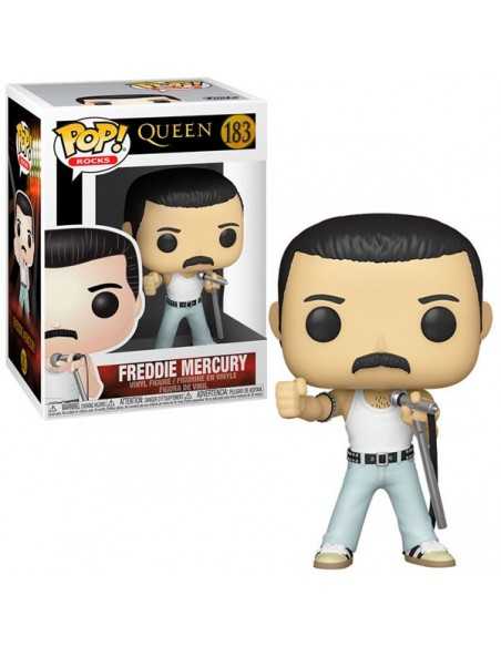 Funko Pop Freddie Mercury camiseta blanca
