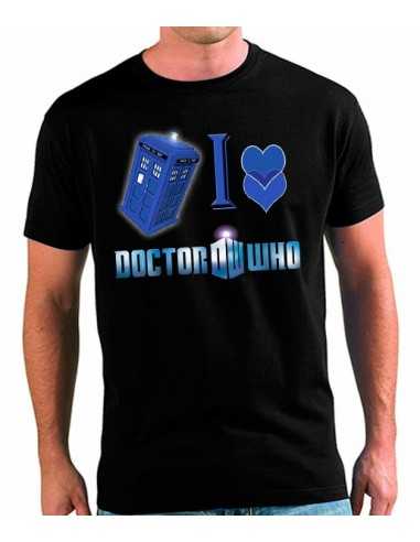 Camiseta Doctor Who love-love Tardis manga corta UNISEX