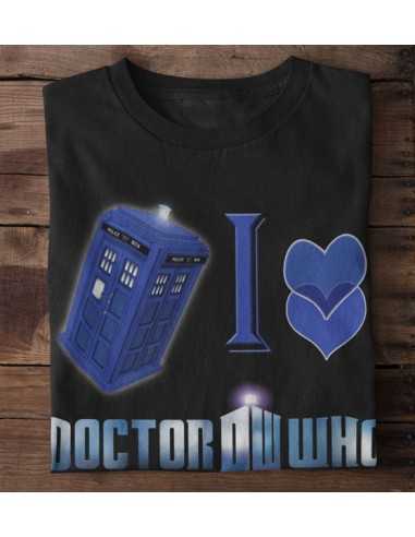 Camiseta Doctor Who love-love Tardis manga corta UNISEX