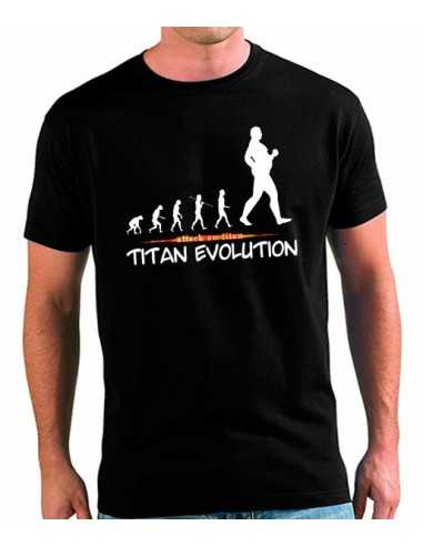 Camiseta Ataque a los Titanes "Titan Evolution" manga corta