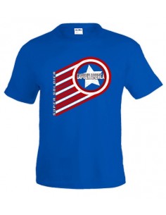Camiseta Capitan America (Symbol) Azul Royal manga corta