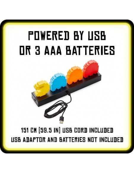 lámpara Pac Man fantasmas