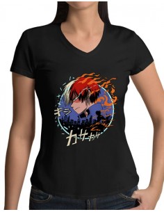 Camiseta My Hero Academia de Mujer Todoroki 2