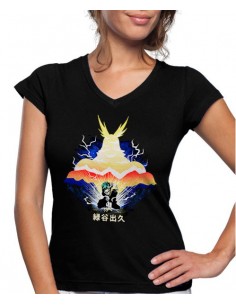 Camiseta My Hero Academia de Mujer All Might ídolo