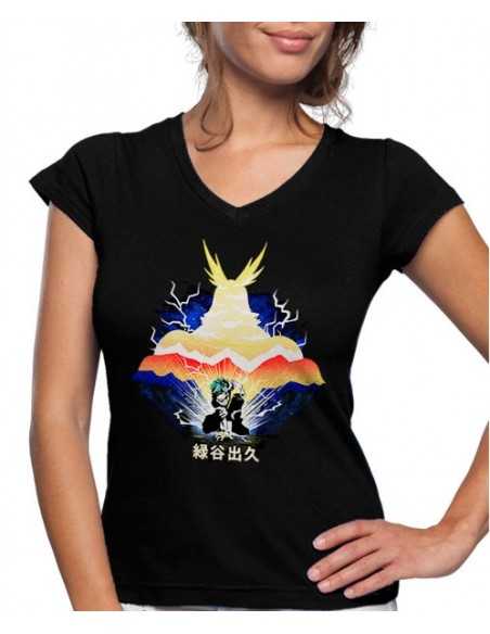 Camiseta My Hero Academia de Mujer All Might ídolo