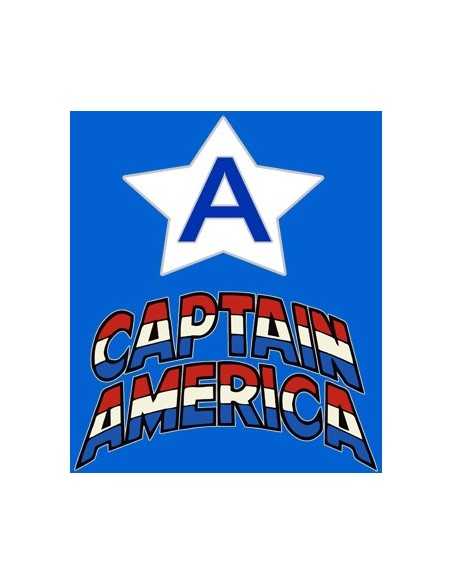 Camiseta Capitan America (A) Azul Royal manga corta Camiseta Capitan America (A) Azul Royal manga corta